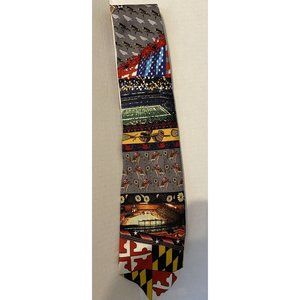 Cohen Sports-themed Men's Neck Tie  100% Silk